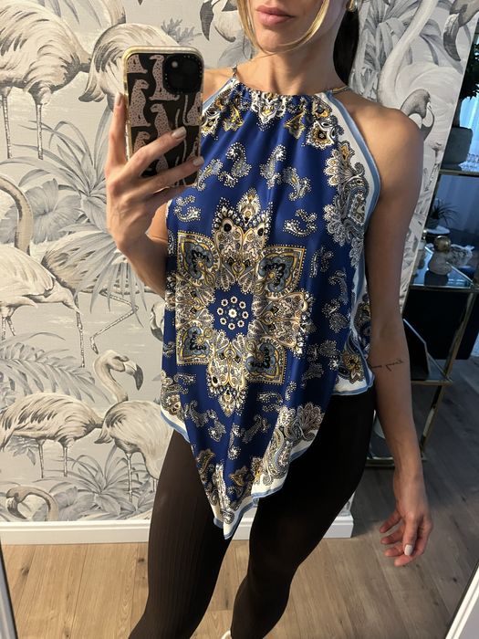 Bluzka santorini greckie wzory
