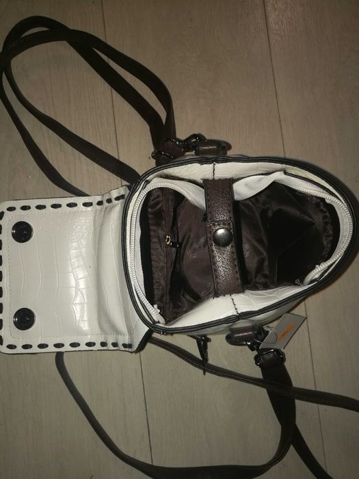 Torebko plecak damski mini niebieski