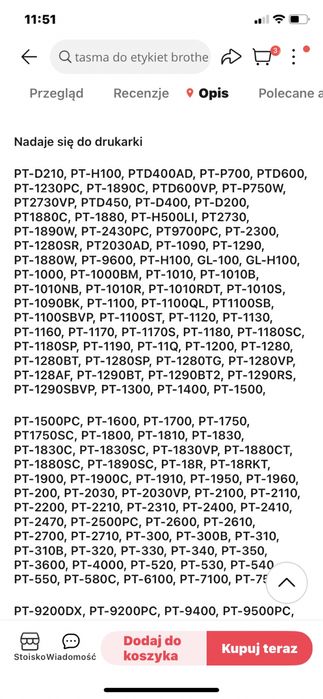 Taśmy do etykiet AZe231