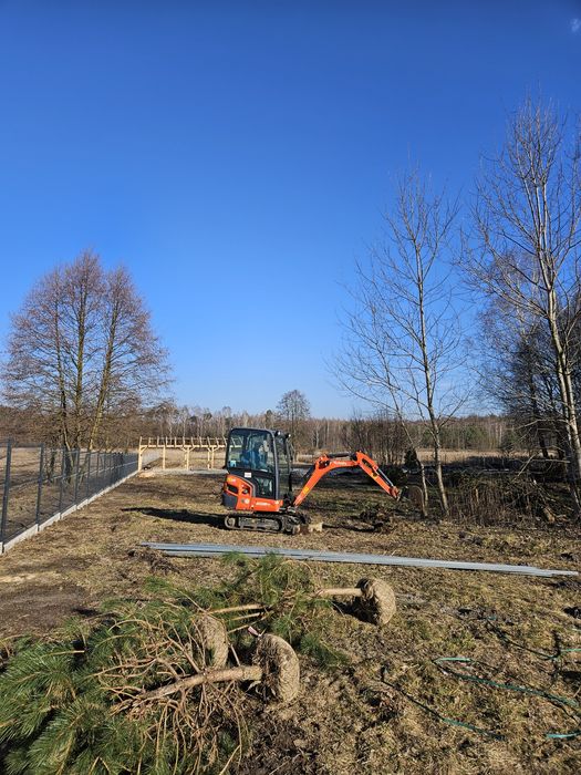 Usługi mini koparka Kubota szybkie terminy