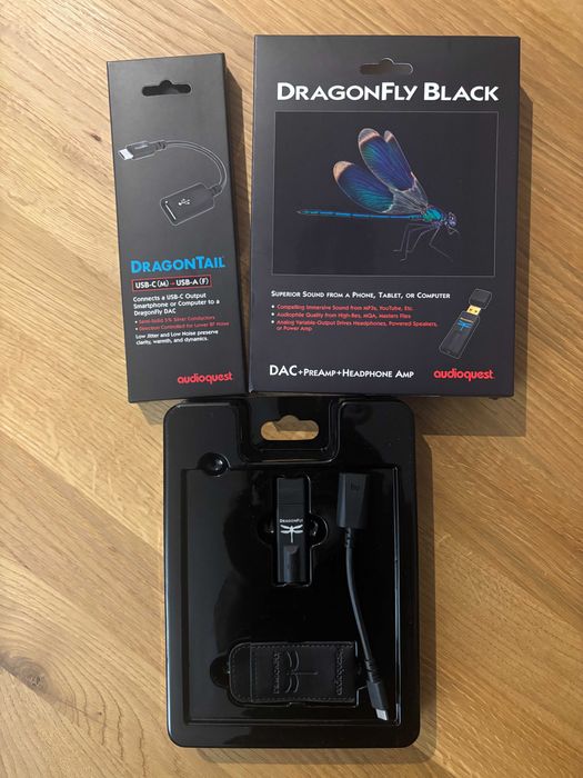 DragonFly Black + DragonTail Kabel USB-C