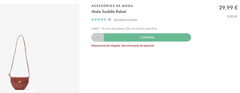 Mala castanha super gira ORIFLAME