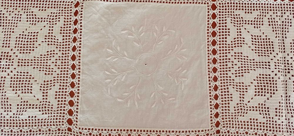 Toalha de renda (crochet)