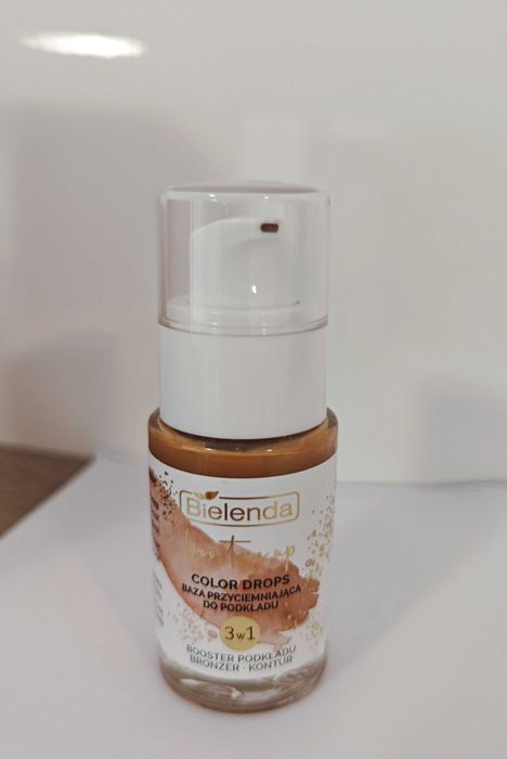 Bielenda Boost Up Color drops Baza do twarzy 3w1, bronzer konturowanie