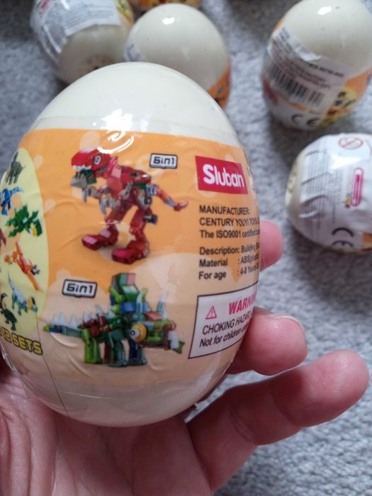 Klocki Sluban jajko niespodzianka