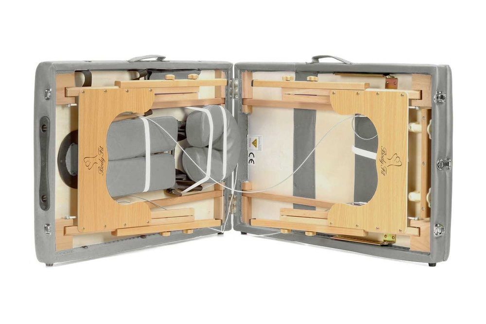 Stół, łóżko do masażu 3-segmentowe drewniane