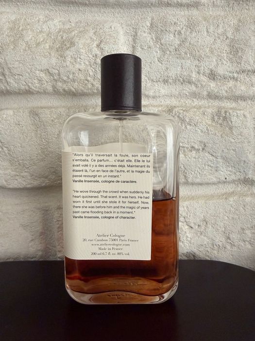 Atelier Cologne Vanille Insensée 200 ml używane UNIKAT