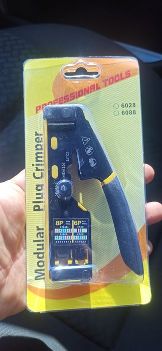 Крімпер кримпер кліщі для обтиску стриппер обжимка rj45 інструмент для