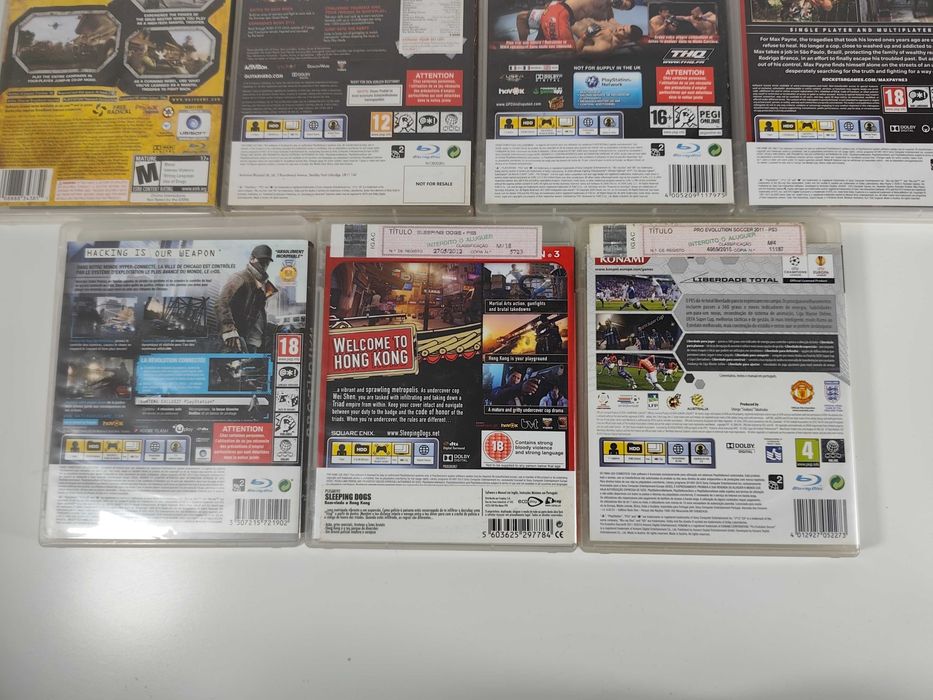 Lote Jogos Playstation 3 PS3