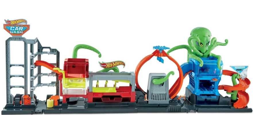 Hot Wheels City zestaw CR Megamyjnia Atak Ośmiornicy