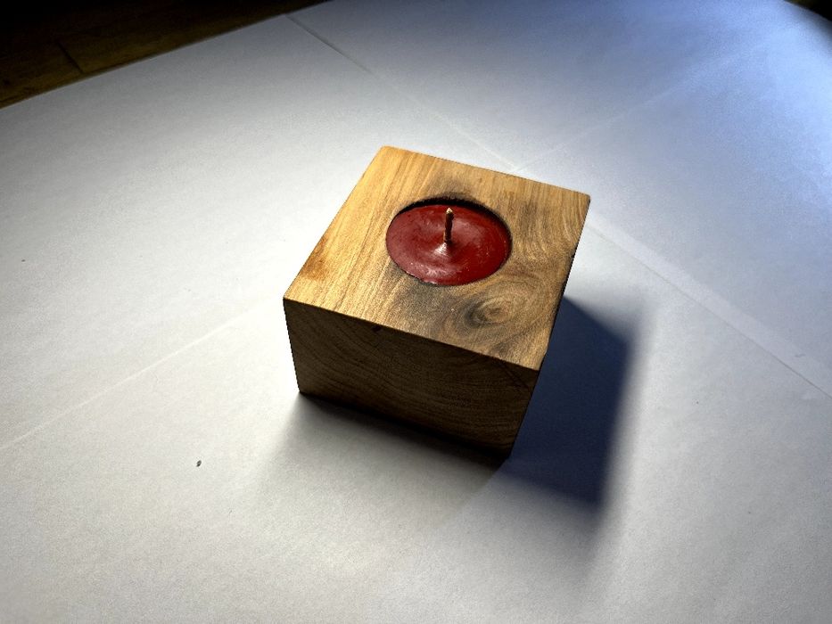 Свічки з дерева і натурального воску