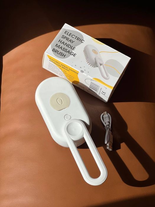 Парова щітка масажер спрей 3 в 1 для вичісування шерсті тварин