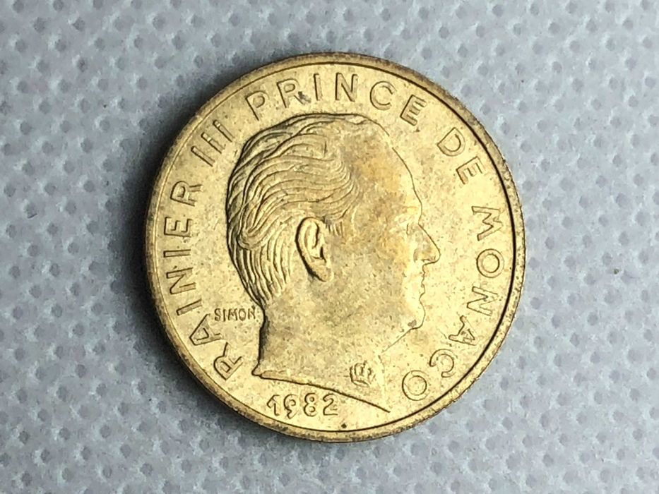 Mónaco 1982 - 10 Centimes Cobre-alumínio