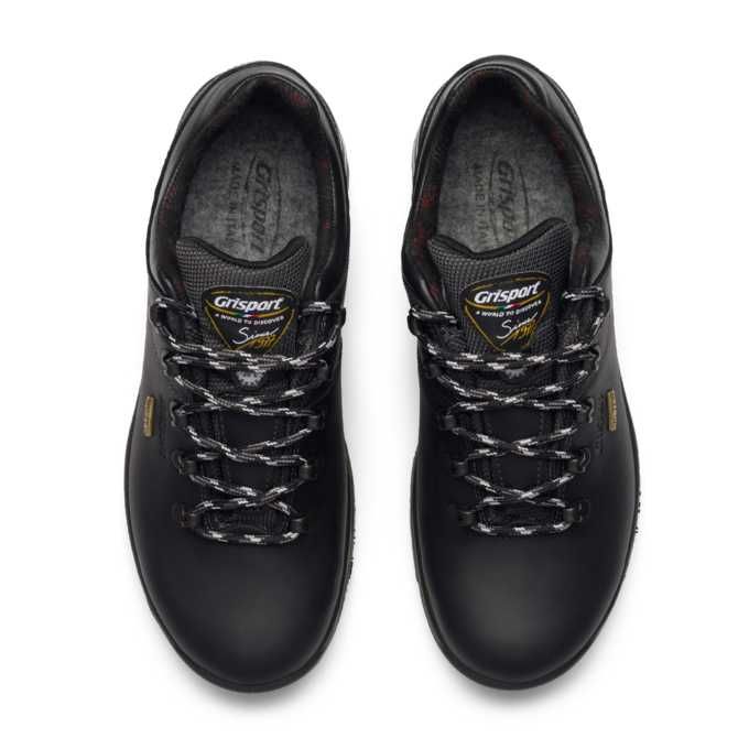 Зимние кроссовки Grisport 12817 D19WT(-30*) черные кожаные