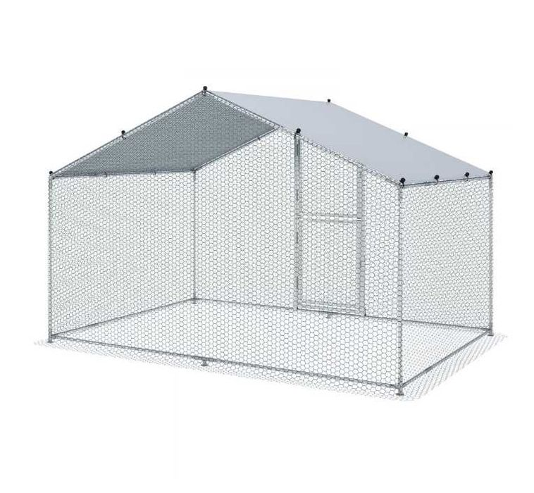 Курник вольєр для домашніх птахів 6м² ZooGuard курятник вольєр для кур