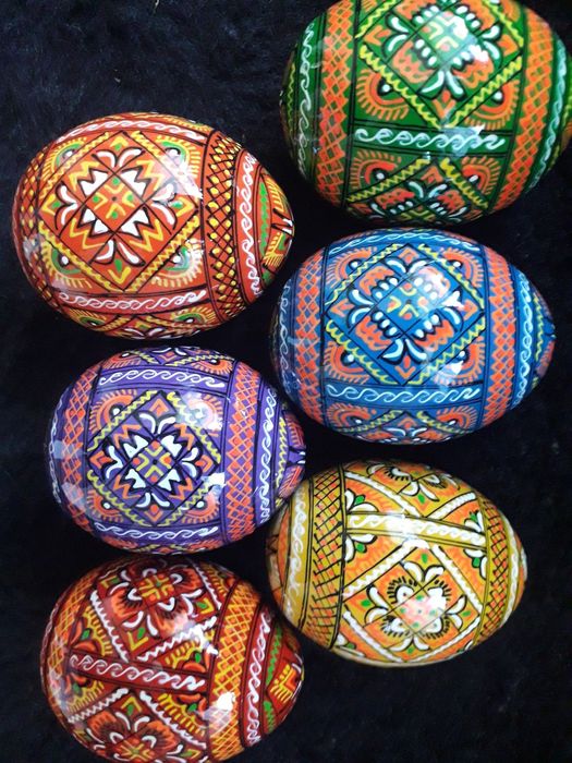 Гуцульські дерев'яні писанки