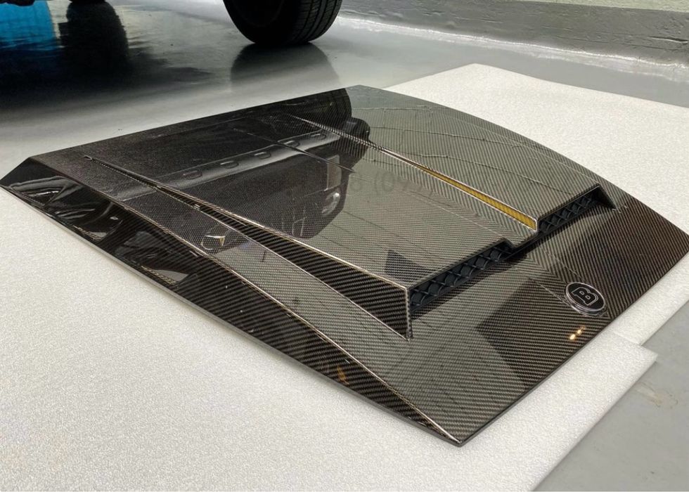 Накладка капота карбон BRABUS карбоновый Mercedes W463A W464 W46g G63 G500  G550 Плита
