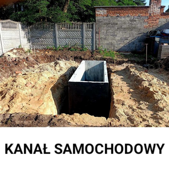 Kanał betonowy  samochodowy 6m Śląsk Rybnik