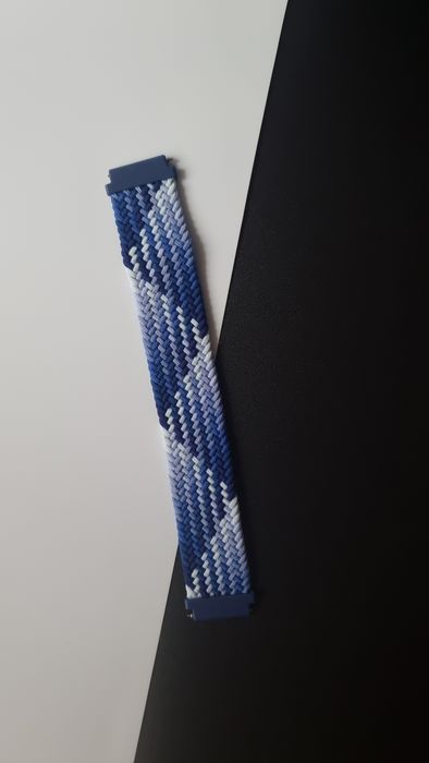 Pasek plecionego materiału 20 mm do zegarka Samsung, Huawei, Amazfit,