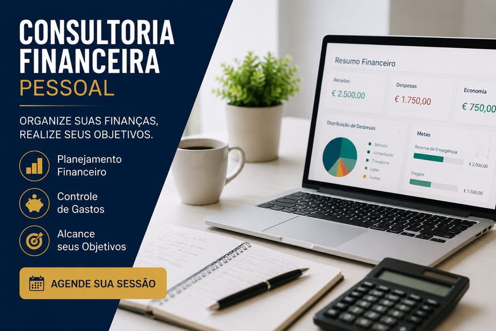 Consultoria Financeira Pessoal- organize suas finanças.