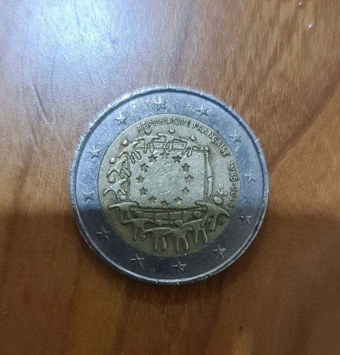 Moeda 2€ Republique Française 1985