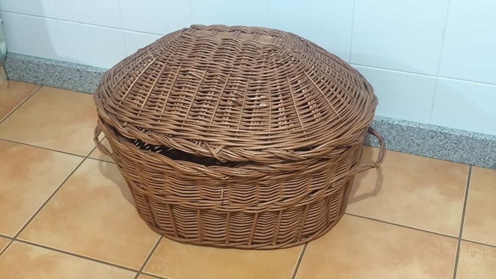 Cesto vime arrumação