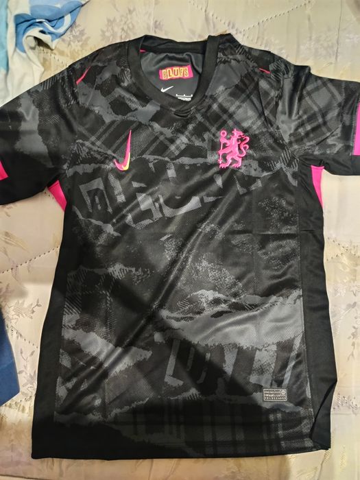 Camisola Nike Chelsea FC Third 2020/21 Preta/Rosa – Tamanho M