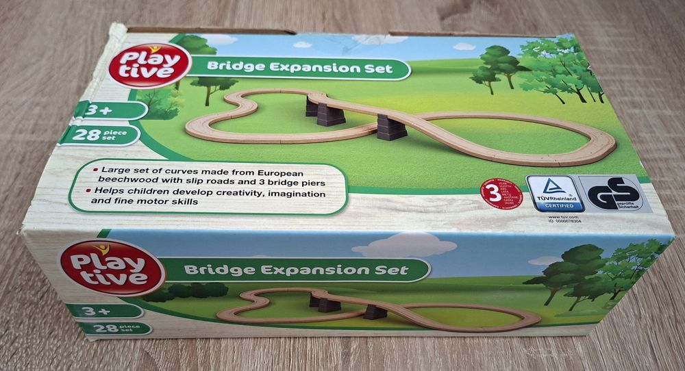 Drewniane tory zestaw NOWY