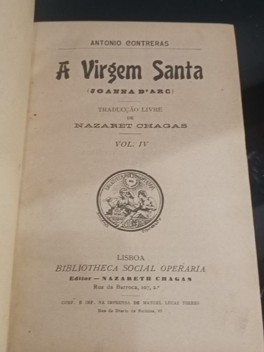 Livro   A Virgem Santa