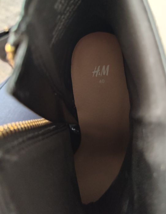 Botki czarne rozmiar 40