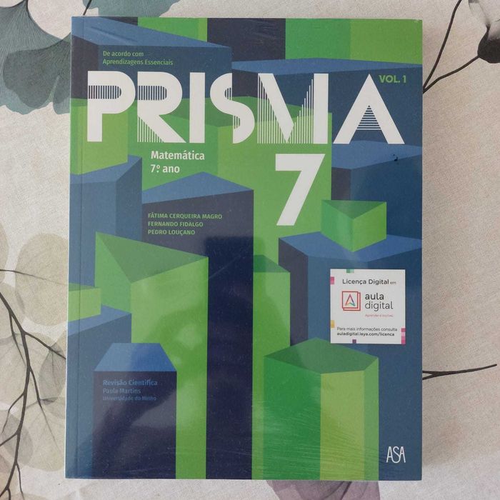 Manual de Matemática "Prisma" 7º Ano Vol. 1 e 2 - Selado Novo