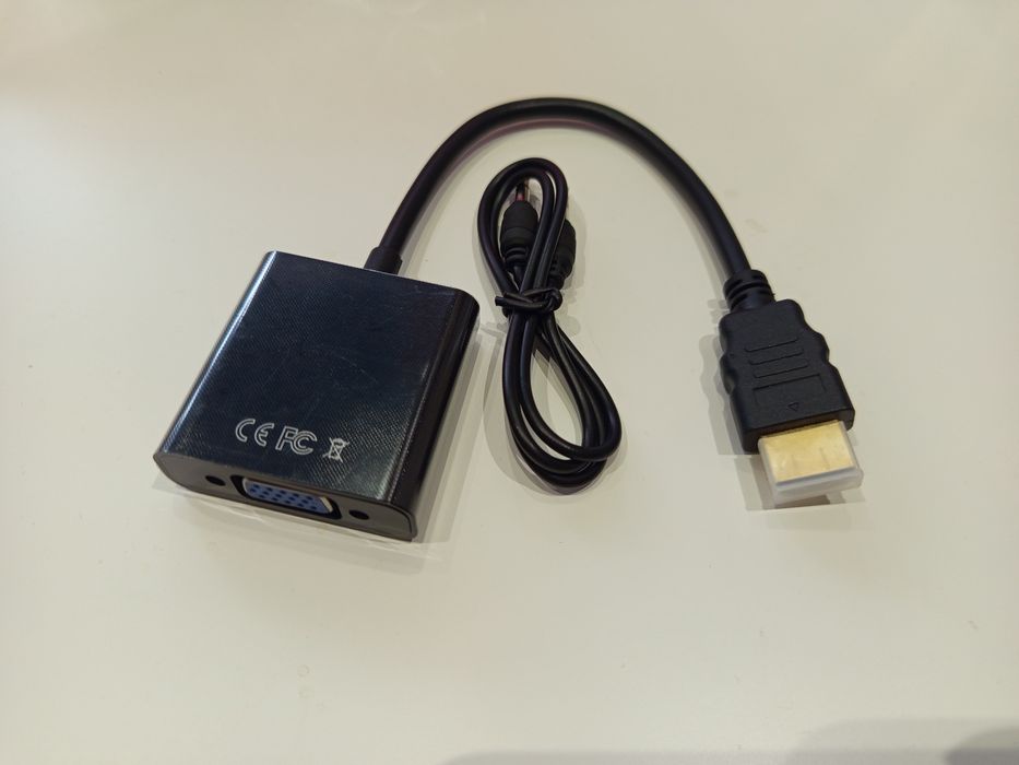 HDMI на VGA переходник конвертер для монітора Т2 android приставки