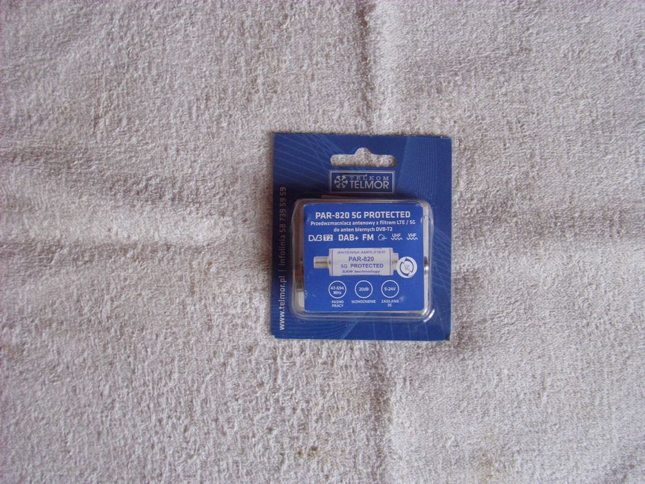 PAR-820 5G - Przedwzmacniacz antenowy z filtrem LTE-5G Telmor