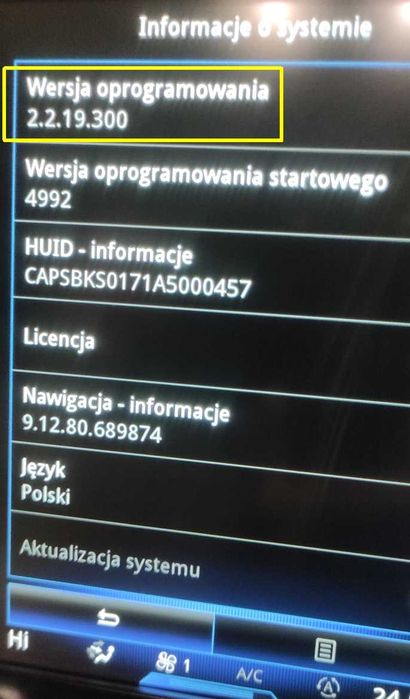 Aktualizacja Mapy EU 2026/27 RENAULT R-Link2 ONLINE  Najnowsze