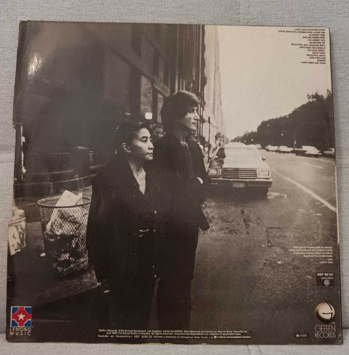 John Lennon Yoko Ono vinil Double fantasy ano 1980