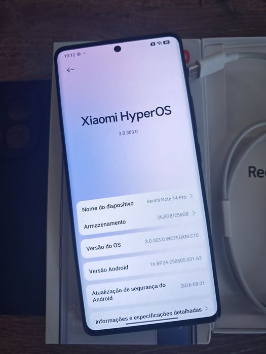 Xiaomi Redmi Note 14 Pro 8GB/256GB Preto  Em bom estado Aceito Retom