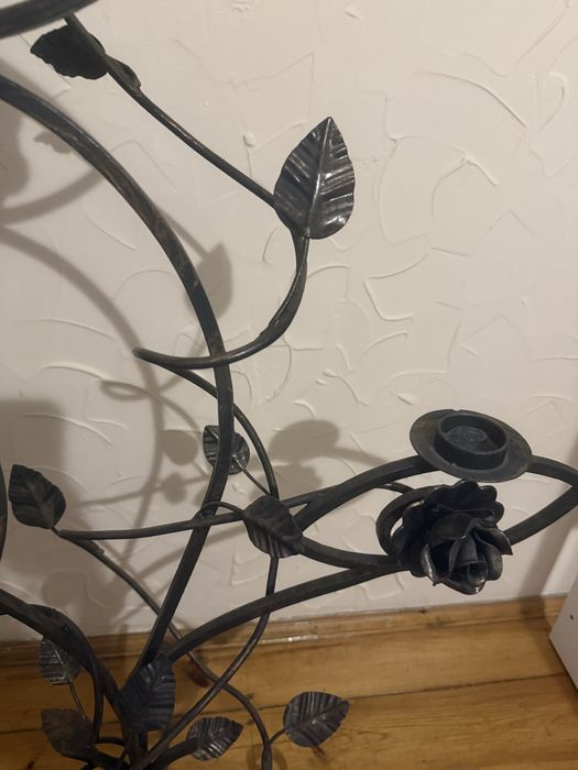 Duży świecznik vintage