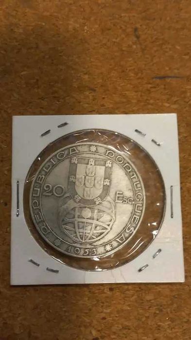 Portugal 1953 - 20 Escudos Prata - 25 Anos da Renovação Financeira