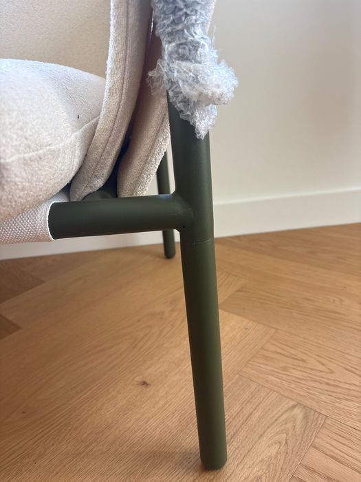Sofa de jardim novo Sklum verde e branco