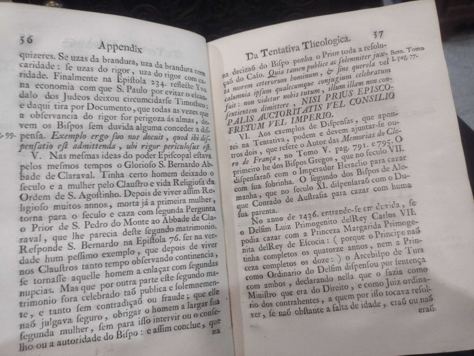 Appendix e Illustração da Tentativa Theologica 1768 Antonio Pereira