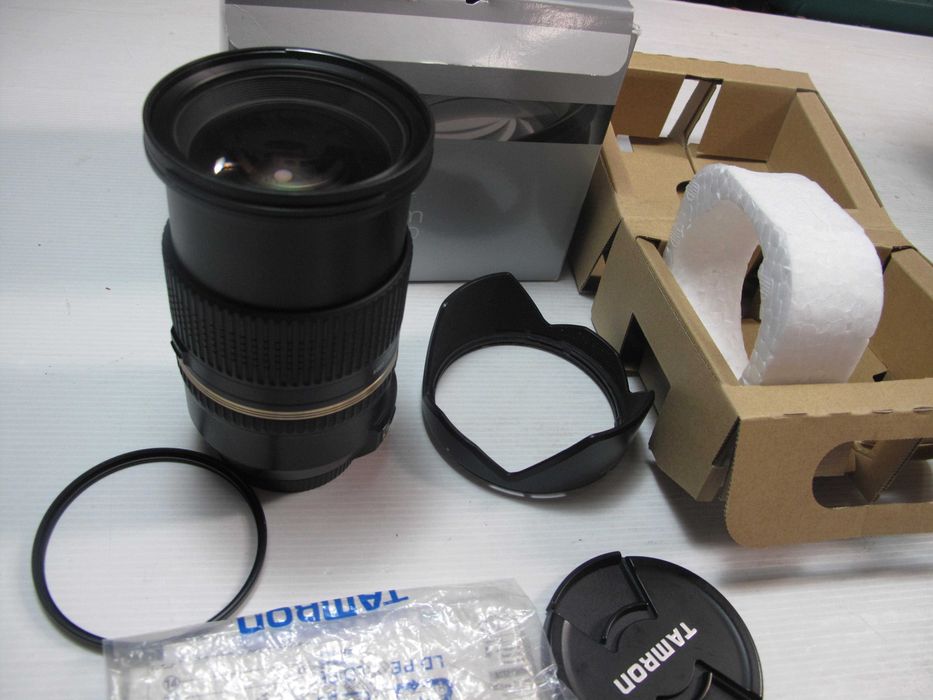 Tamron 24-70 2.8 VC na caixa RESERVADA com filtro Smi-Nova para CANON