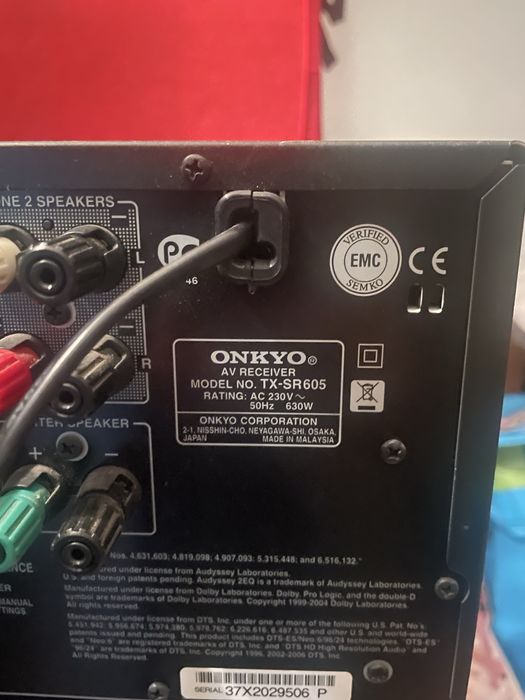 Amplificador ONKYO TX-SR605