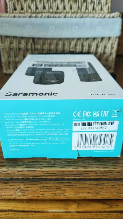 Saramonic blink500 ProX Q4 zestaw mikrofonów pod Iphone