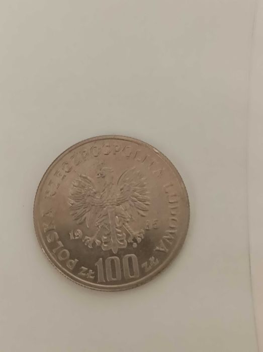 Moneta 100 zł rok 1985