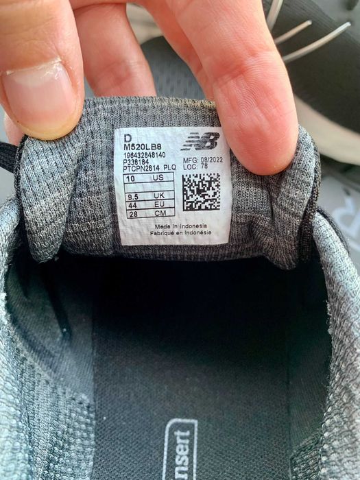 Novos ténis de corrida NEW BALANCE 520V8 Preto