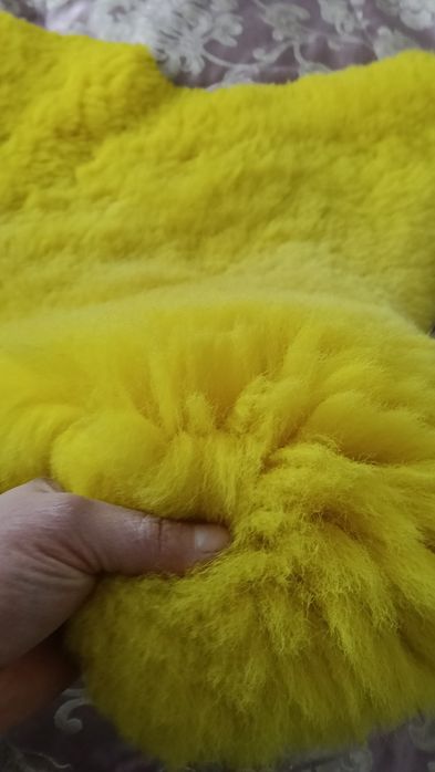Овеча овечья шкура шкіра килимок з шерсті натуральний