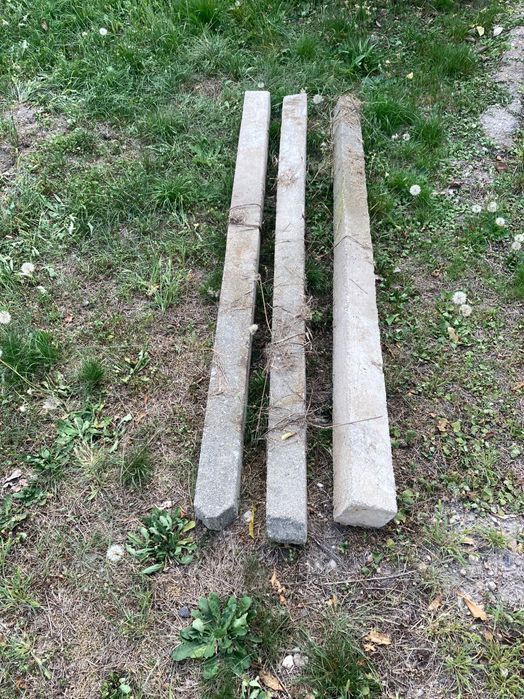 słupki betonowe 1,95 m