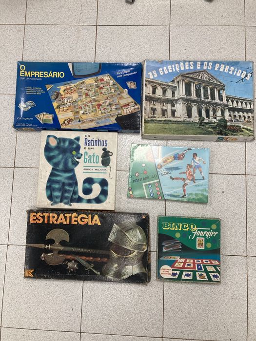 Jogo tabuleiro Pontapé ao Goal, Majora, Karto, Vintage, Vários jogos