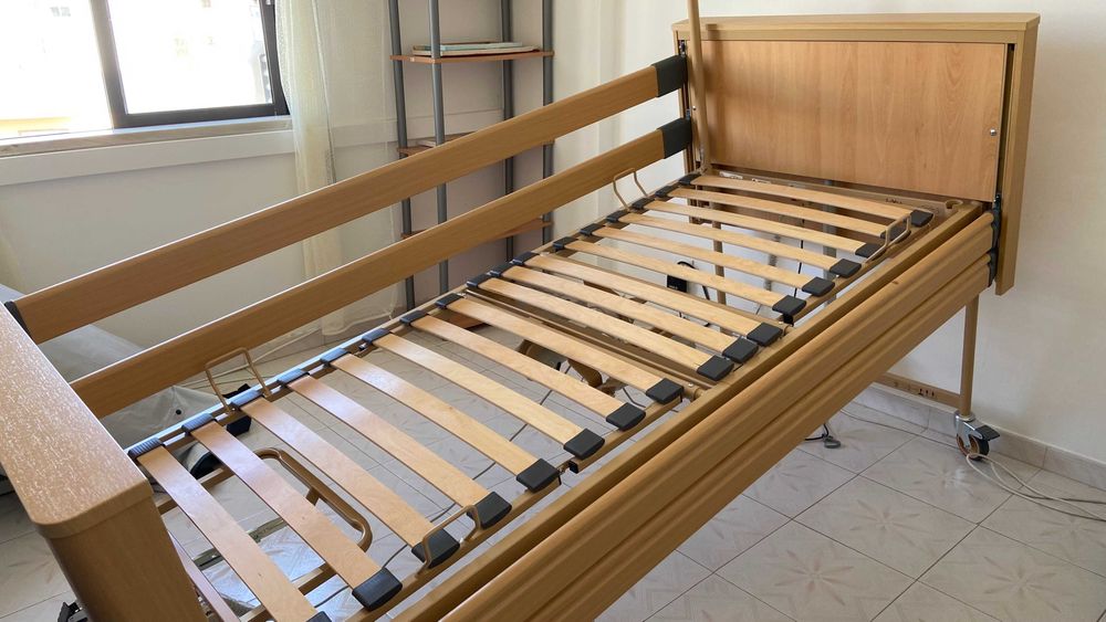 CAMA articulada elétrica de ELEVAÇÃO e INCLINAÇÃO como nova