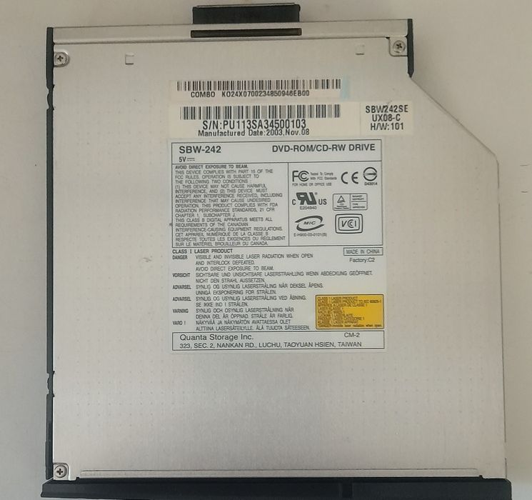 2 DVD-ROM/Cd-rw DRIVE ( Peças)- Entrega imediata